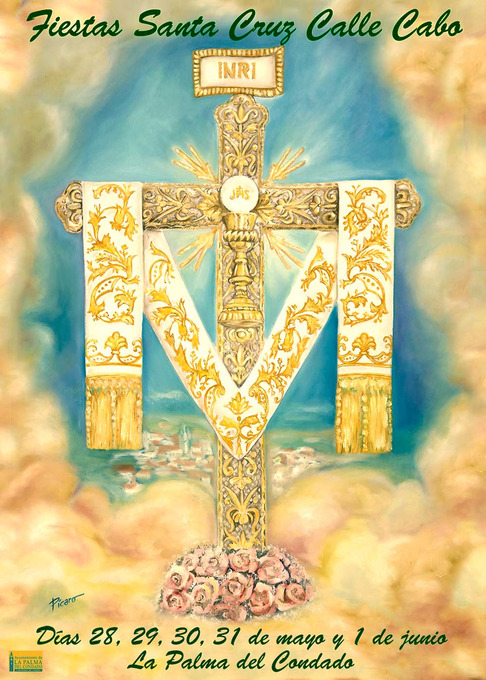 Cartel de las fiestas de la Santa Cruz de la Calle Cabo del año 2015
